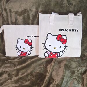 Hello Kitty Cream and Red Totes